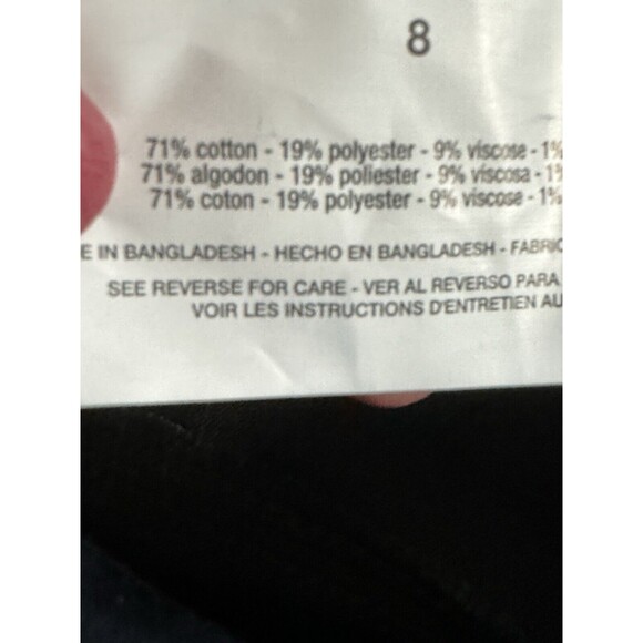 Gloria Vanderbilt Amanda Pull On Comfort Jeans Size 8 Dark Blue New Stretch - Picture 9 of 10